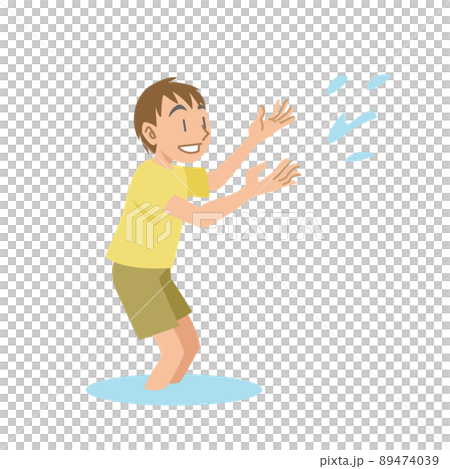 孩子們玩水 89474039