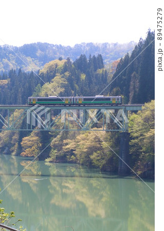 只見線・第2只見川橋梁（福島県・三島町） 89475279