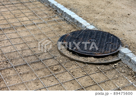 ワイヤーメッシュ敷き　イメージ 89475600