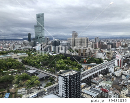 大阪　新世界　通天閣からの眺め　 89481036