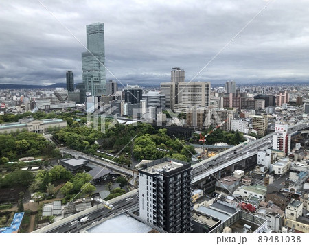 大阪　新世界　通天閣からの眺め　 89481038