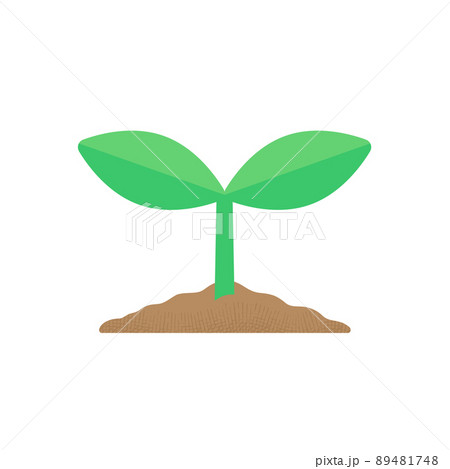 土から芽が生えているイラスト - ガーデニング・成長・自然のイメージの素材 土から芽が生えているイラスト - ガーデニング・成長・自然のイメージの素材 89481748