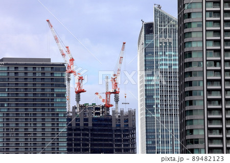 東京のビル・マンション群　 89482123
