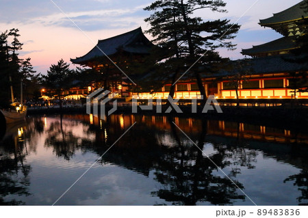 夏・お盆・東大寺鏡池・中元万燈供養【奈良県奈良市】 89483836