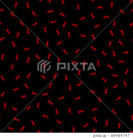 Vector Ants Seamless Pattern 89484747