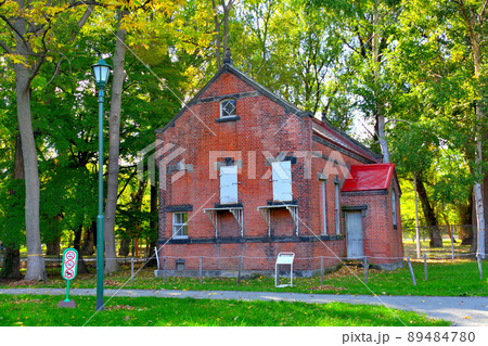 北海道・北海道大学・札幌農学校第2農場・製乳所の眺め・札幌市 89484780