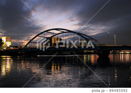 隅田川夕景・尾竹橋【東京都足立区】 隅田川夕景・尾竹橋【東京都足立区】 89485092
