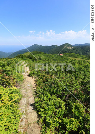 新潟　佐渡　ドンデン山から見る風景 89485334