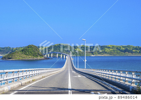 山口県下関市　角島大橋 89486014