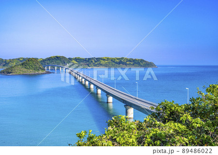 山口県下関市　角島大橋 89486022