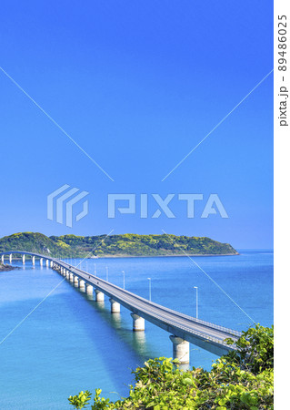 山口県下関市　角島大橋 89486025
