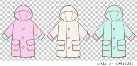 Colorful raincoat 89486385