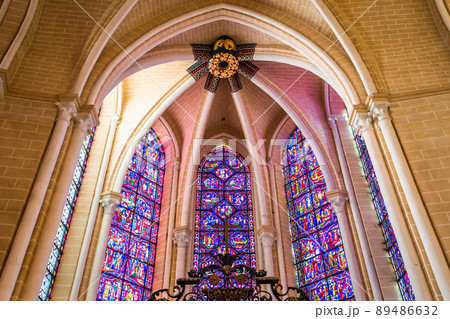 Cathedral of Our Lady of Chartres , France, interiors 89486632