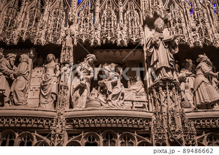 Cathedral of Our Lady of Chartres , France, interiors 89486662