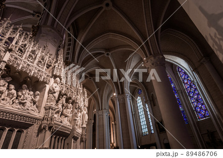 Cathedral of Our Lady of Chartres , France, interiors Cathedral of Our Lady of Chartres , France, interiors 89486706