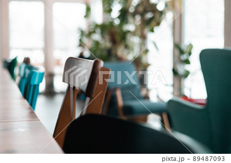 Retro with home vintage furniture plant for decorative design. Vintage retro art style. Contemporary art. Modern living room interior. Flat design 89487093