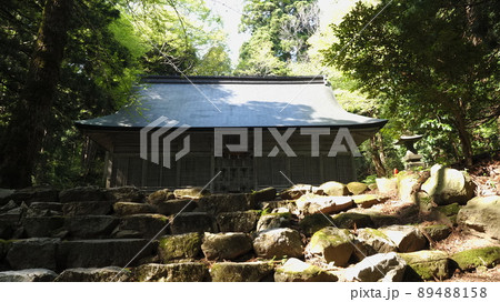 新緑の石動山　伊須流岐比古神社 89488158