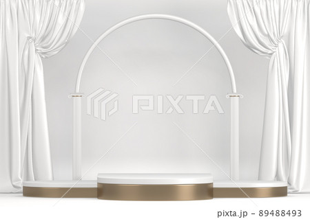 The Stage podium for products decoration suitable .3D rendering 89488493