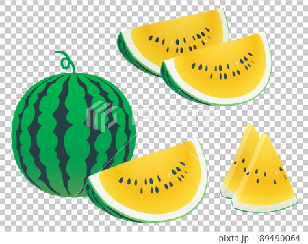 Watermelon set yellow 89490064