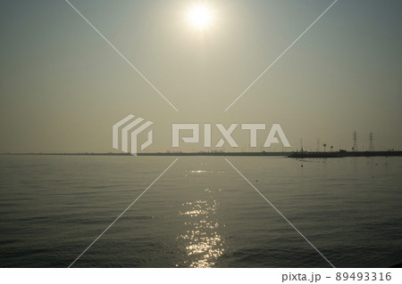 風景 黄海 海 89493316