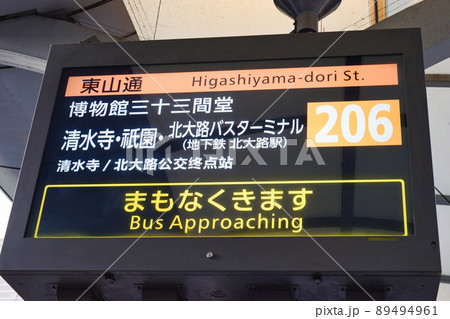 京都駅前バスのりば 206号系統 京都駅前バスのりば 206号系統 89494961