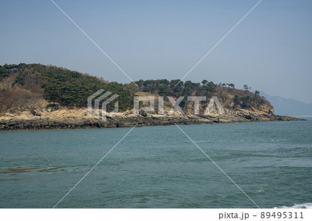 風景 黄海 徳積島 89495311