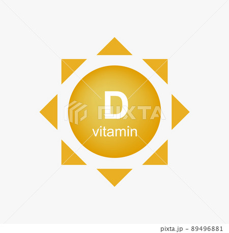 Solar vitamin d. Useful yellow component for immunity and bones 89496881