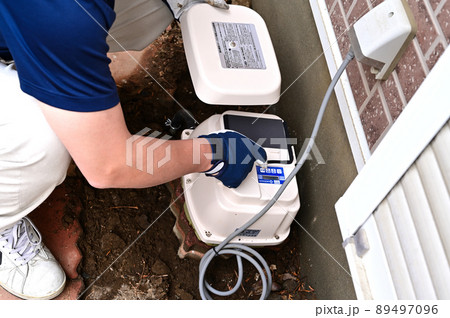 浄化槽のエアーポンプ交換工事　 89497096