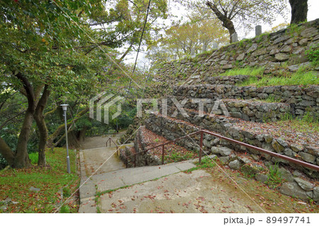 阿波「徳島城」本丸の石垣 89497741