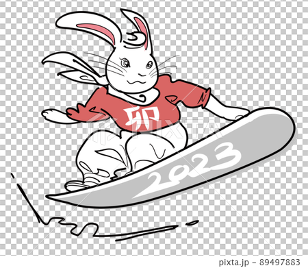 Rabbit snowboard 89497883
