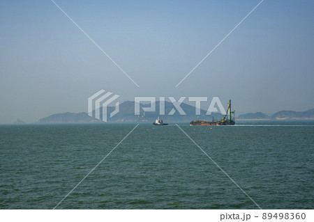 風景 黄海 海 89498360