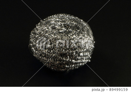 ステンレス金タワシ(シンプル黒背景) ステンレス金タワシ(シンプル黒背景) 89499159