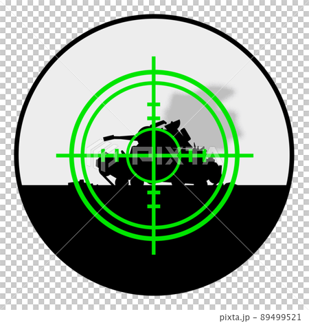 Illustrations aiming at tanks in war 89499521
