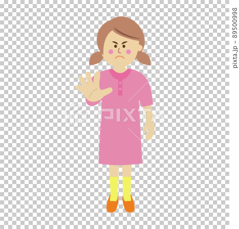 拒絕孩子的插圖圖像 89500998