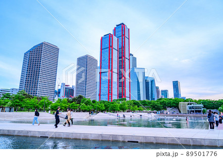 ソウル 風景 朝 89501776