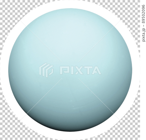 Uranus on space background. Elements of this image furnished by NASA. 89502096