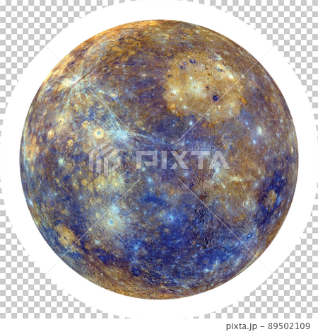 Mercury on space background. Elements of this image furnished by NASA. Mercury on space background. Elements of this image furnished by NASA. 89502109