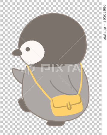 Baby illustration of walking penguins 89502996