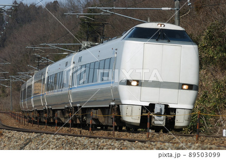 北陸本線　津幡－倶利伽羅　JR西日本　683系　T22編成（金沢）　サンダーバード 89503099