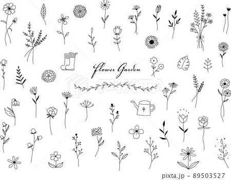 花と植物のイラスト 89503527