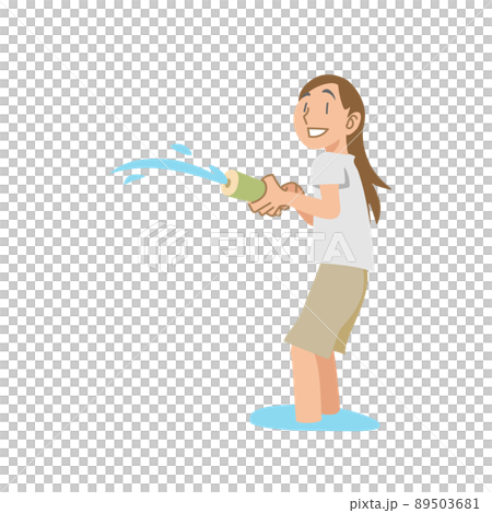 孩子們玩水槍 89503681