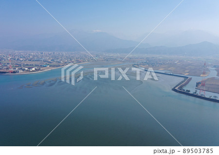 愛媛県西条市 加茂川 河口 愛媛県西条市 加茂川 河口 89503785