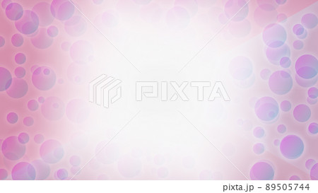 バーチャル背景　透明　円　シャボン玉　斜光　ファンタジー　リモートワーク 89505744