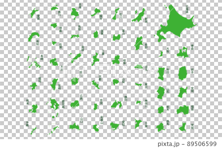 Map of 47 prefectures 89506599