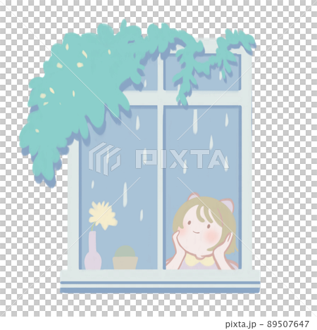 可愛的雨季圖 可愛的雨季圖 89507647