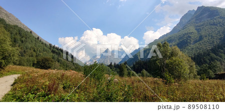 View of Dombay Mountains 89508110