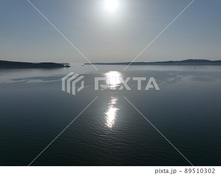 石川県 能登島大橋 ドローン空撮 石川県 能登島大橋 ドローン空撮 89510302
