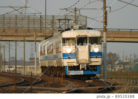 北陸本線 加賀笠間-美川 JR西日本 475系 A12編成(金沢) 北陸本線 加賀笠間-美川 JR西日本 475系 A12編成(金沢) 89520388