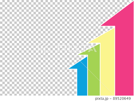 Arrow illustration background material Arrow illustration background material 89520649