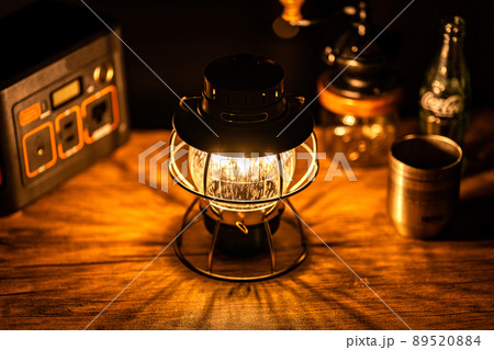 【ソロキャンプ】LEDランタン【アウトドア】 89520884